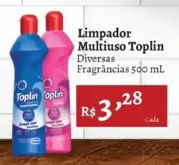 Novo Atacarejo Limpador Multiuso Toplin oferta