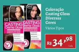 Novo Atacarejo Coloração Casting Gloss Diversas Cores Vários Tipos oferta