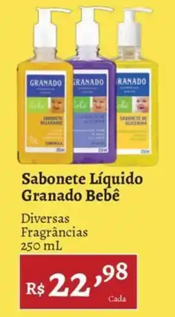 Novo Atacarejo Sabonete Líquido Granado Bebê oferta