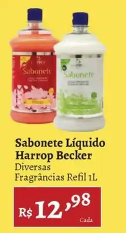 Novo Atacarejo Sabonete Líquido Harrop Becker Diversas Fragrâncias Refil oferta