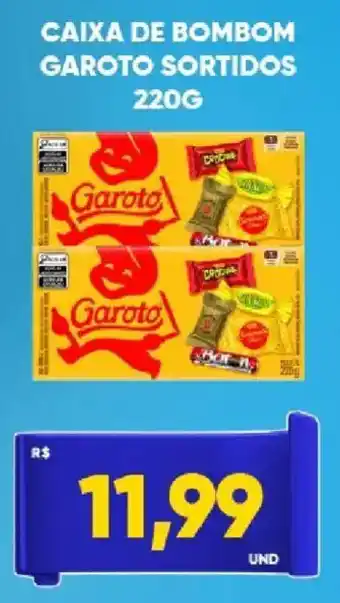Caixa de bombom garoto sortidos