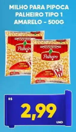 Tatico Milho para pipoca palheiro tipo 1 amarelo oferta