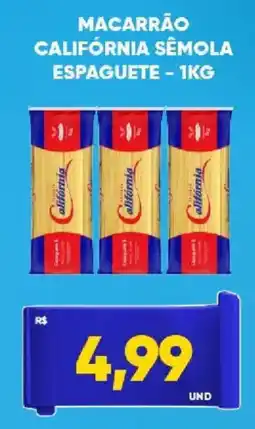 Tatico Macarrão califórnia sêmola espaguete oferta