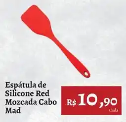 Novo Atacarejo Espátula de Silicone Red Mozcada Cabo Mad oferta
