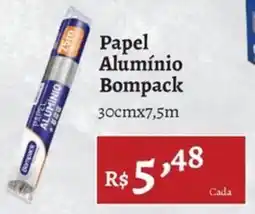 Novo Atacarejo Papel alumínio bompack oferta
