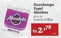 Novo Atacarejo Guardanapo papel absoluto oferta