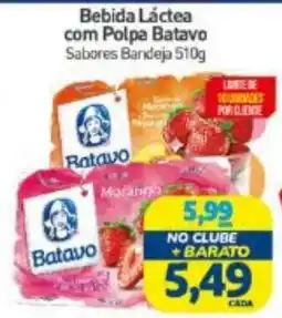 Rede Bom Lugar Bebida Láctea com Polpa Batavo Sabores Bandeja oferta