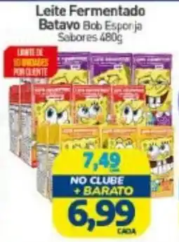 Rede Bom Lugar Leite Fermentado Batavo Bob Esponja Sabores oferta