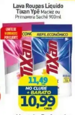 Rede Bom Lugar Lava Roupas Líquido Tixan Ypê Maciez ou Primavera Secê oferta
