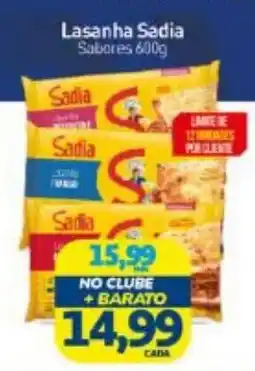 Rede Bom Lugar Lasanha sadia sabores oferta
