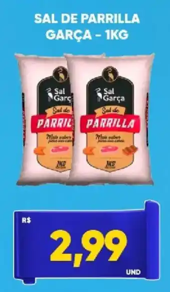 Sal de parrilla garça