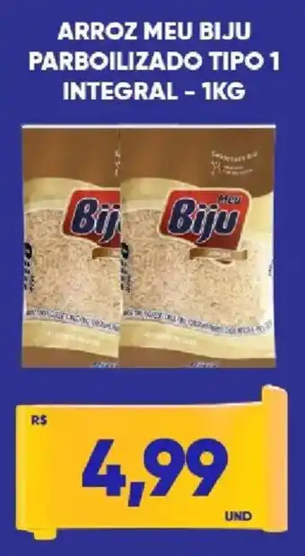 Tatico Arroz meu biju parboilizado tipo 1 integral oferta