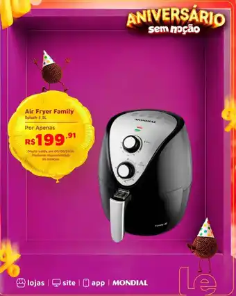 Air fryer family splash 3.5l