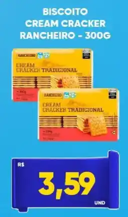 Tatico Biscoito cream cracker rancheiro oferta