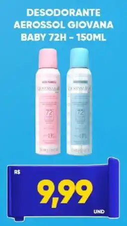 Tatico Desodorante aerossol giovana baby 72h oferta