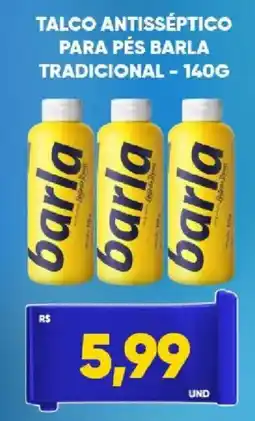 Tatico Talco antisséptico para pés barla tradicional oferta