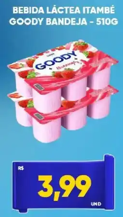 Tatico Bebida láctea itambé goody bandeja oferta