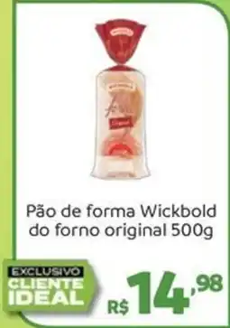Hiperideal Supermercados Pão de forma Wickbold do forno original oferta