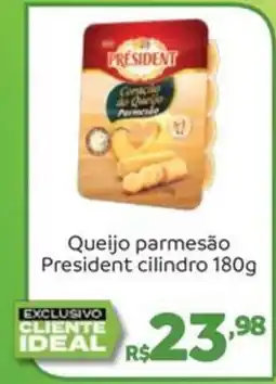 Hiperideal Supermercados Queijo parmesão President cilindro oferta