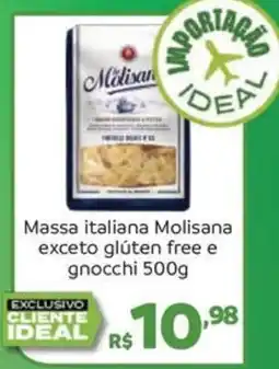 Hiperideal Supermercados Massa italiana molisana exceto glúten free e gnocchi oferta