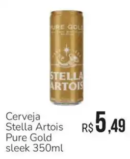 Hiperideal Supermercados Cerveja Stella Artois Pure Gold sleek oferta
