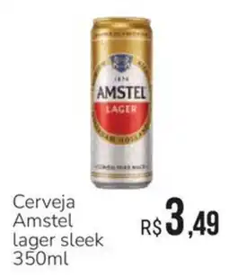 Hiperideal Supermercados Cerveja Amstel lager sleek oferta