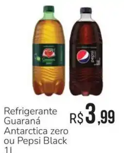 Hiperideal Supermercados Refrigerante Guaraná Antarctica zero ou Pepsi Black oferta