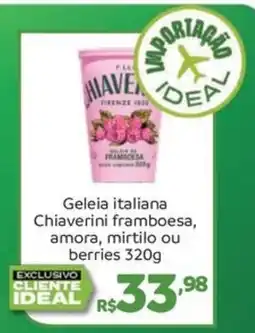 Hiperideal Supermercados Geleia italiana Chiaverini framboesa, amora, mirtilo ou berries oferta