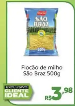 Hiperideal Supermercados Flocão de milho São Braz oferta