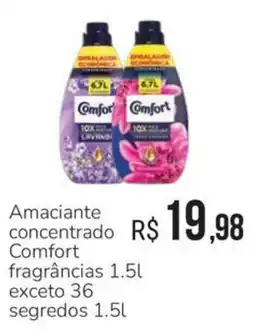Hiperideal Supermercados Amaciantes concentrado comfort fragrâncias oferta