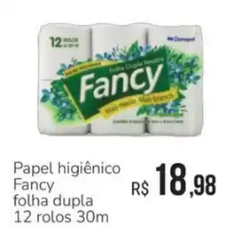 Hiperideal Supermercados Papel higiênico fancy folha dupla oferta