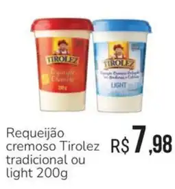 Hiperideal Supermercados Requeijão cremoso tirolez tradicional ou light oferta