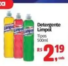 Mix Mateus Detergente Limpol oferta