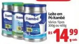 Mix Mateus Leite em Pó Itambé oferta