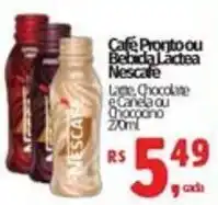 Mix Mateus Café Pronto ou Bebida Láctea Nescafé oferta