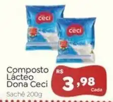 Novo Atacarejo Composto Lácteo Dona Ceci oferta