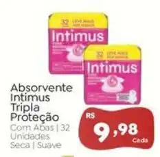 Novo Atacarejo Absorvente Intimus Tripla Proteção oferta