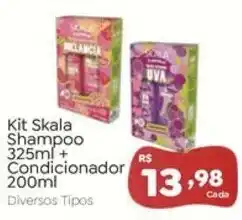 Novo Atacarejo Kit Skala Shampoo Condicionador oferta