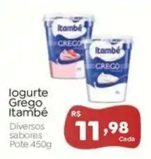 Novo Atacarejo logurte grego itambé oferta