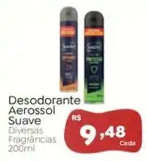 Novo Atacarejo Desodorante Aerossol Suave oferta