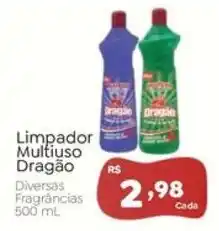 Novo Atacarejo Limpador Multiuso Dragão oferta