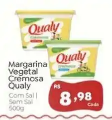 Novo Atacarejo Margarina Vegetal Cremosa Qualy oferta