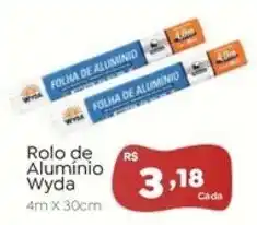 Novo Atacarejo Rolo de Alumínio Wydina oferta