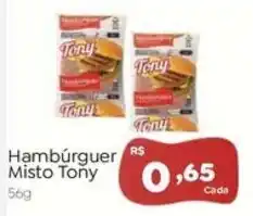 Novo Atacarejo Hambúrguer Misto Tony oferta