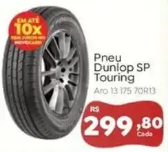 Novo Atacarejo Pneu Dunlop SP Touring oferta