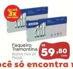 Novo Atacarejo Faqueiro Tramontina oferta
