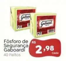 Novo Atacarejo Fósforo de Segurança Gaboardi oferta