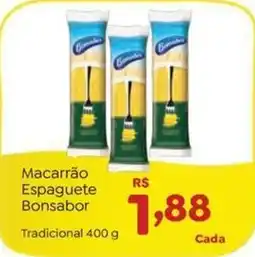 Novo Atacarejo Macarrão Espaguete Bonsabor Tradicional oferta
