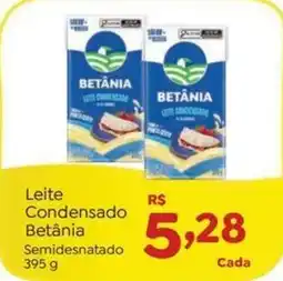 Novo Atacarejo Leite Condensado Betânia Semidesnatado oferta