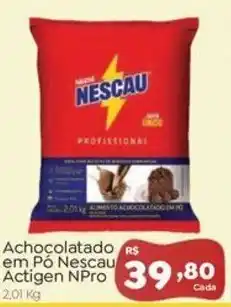 Novo Atacarejo Achocolatado em Pó Nescau Actigen NPro oferta